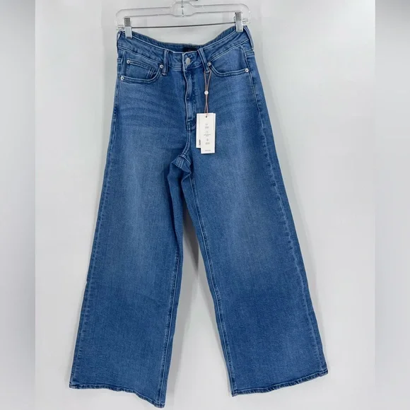 Quince Luna stretch wide leg jeans 30 inch inseam size 31 - Picture 5 of 13